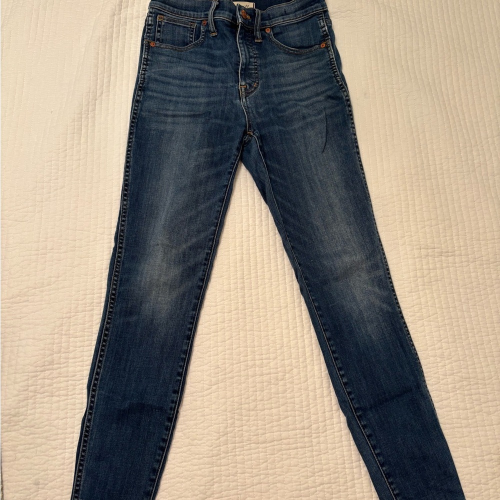 Madewell High Rise Blue Jeans